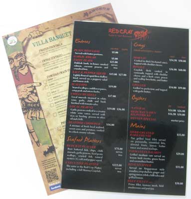 menus